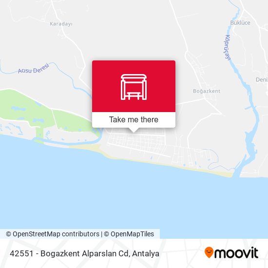 42551 - Bogazkent Alparslan Cd map