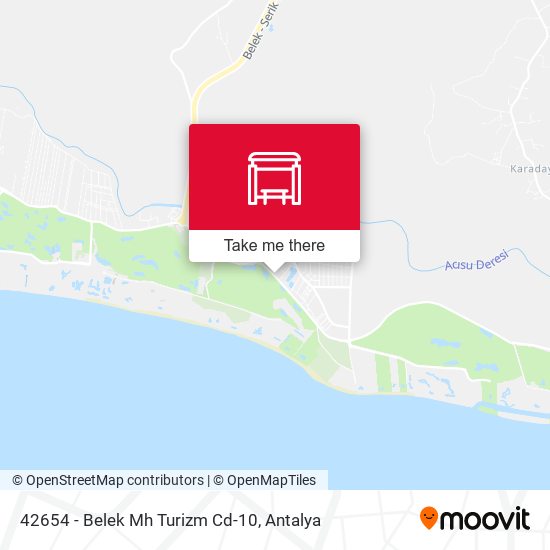 42654 - Belek Mh Turizm Cd-10 map