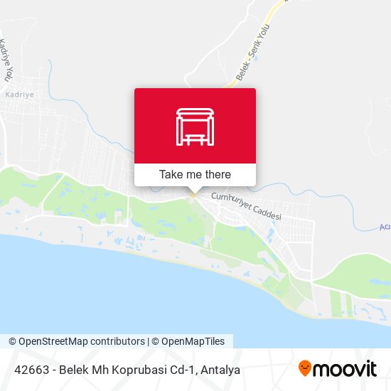 42663 - Belek Mh Koprubasi Cd-1 map