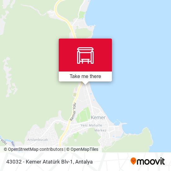 43032 - Kemer Atatürk Blv-1 map