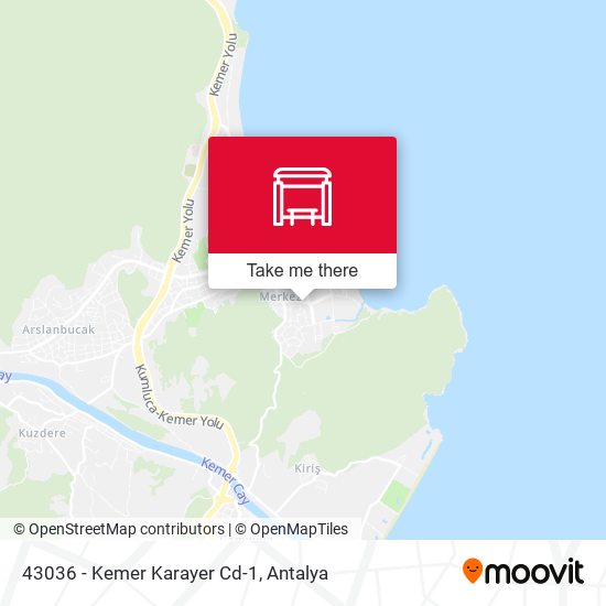 43036 - Kemer Karayer Cd-1 map