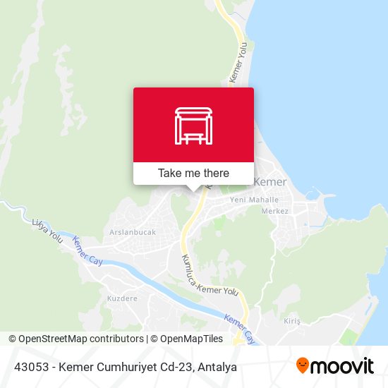 43053 - Kemer Cumhuriyet Cd-23 map