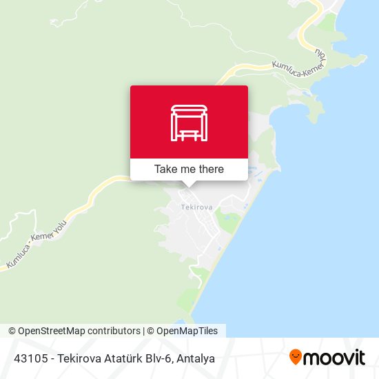 43105 - Tekirova Atatürk Blv-6 map