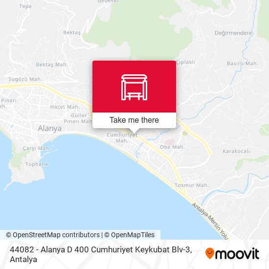 44082 - Alanya D 400 Cumhuriyet Keykubat Blv-3 map