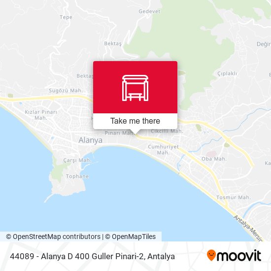 44089 - Alanya D 400 Guller Pinari-2 map