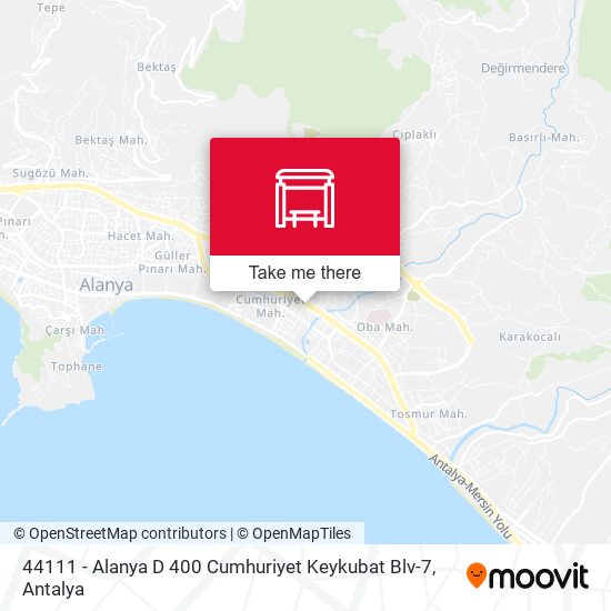 44111 - Alanya D 400 Cumhuriyet Keykubat Blv-7 map