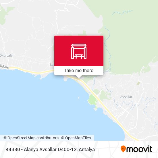 44380 - Alanya Avsallar D400-12 map