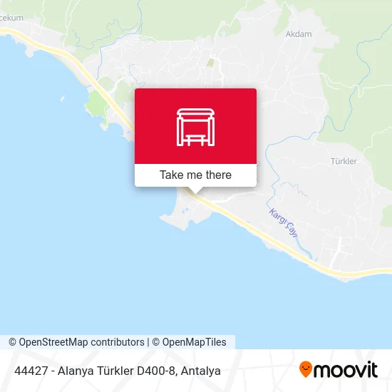 44427 - Alanya Türkler D400-8 map