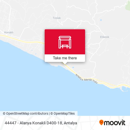 44447 - Alanya Konakli D400-18 map