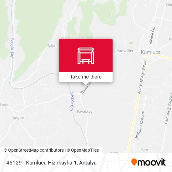 45129 - Kumluca Hizirkayha-1 map