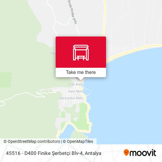 45516 - D400 Finike Şerbetçi Blv-4 map