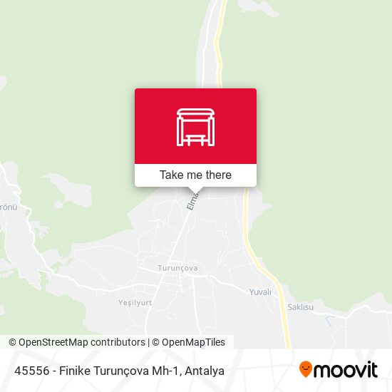 45556 - Finike Turunçova Mh-1 map