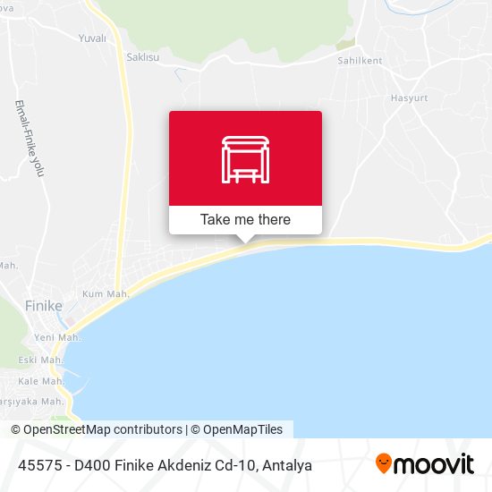 45575 - D400 Finike Akdeniz Cd-10 map