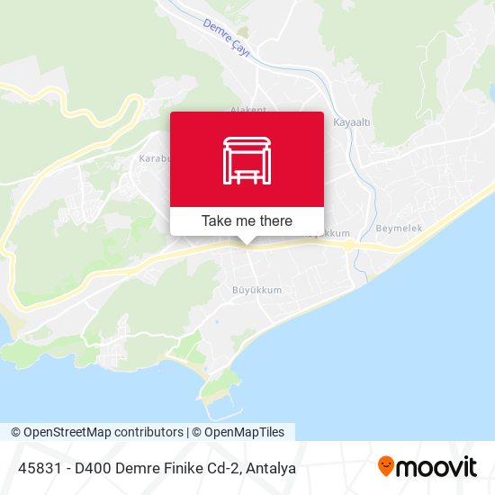 45831 - D400 Demre Finike Cd-2 map
