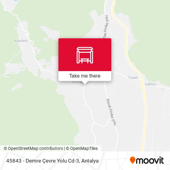 45843 - Demre Çevre Yolu Cd-3 map