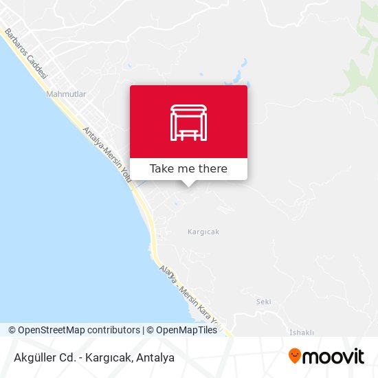 Akgüller Cd. - Kargıcak map