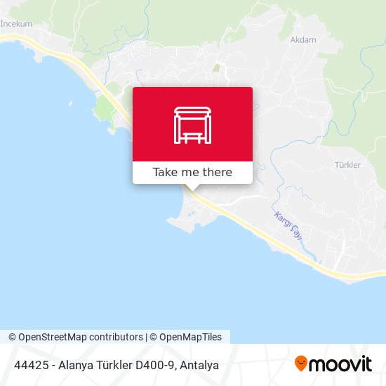 44425 - Alanya Türkler D400-9 map