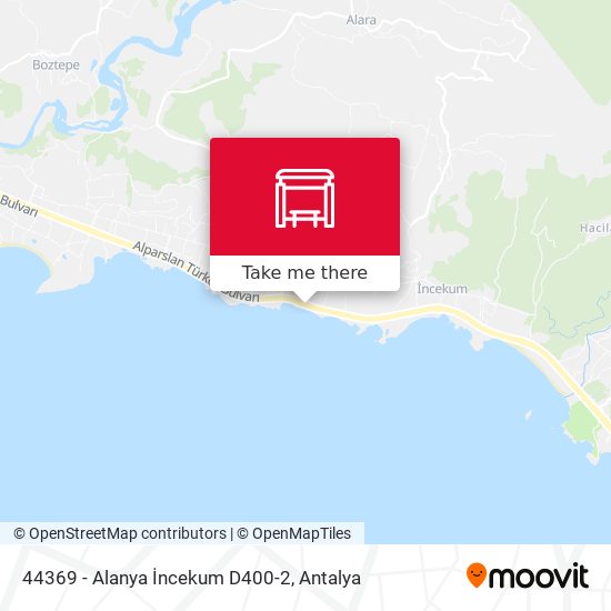 44369 - Alanya İncekum D400-2 map