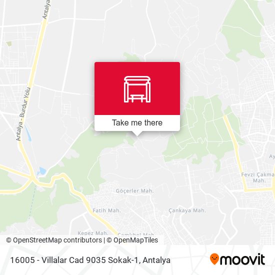 16005 - Villalar Cad 9035 Sokak-1 map