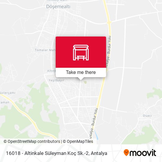 16018 - Altinkale Süleyman Koç Sk.-2 map