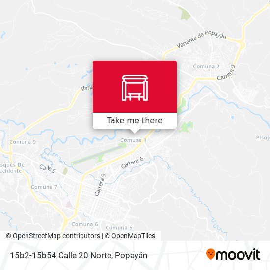 15b2-15b54 Calle 20 Norte map