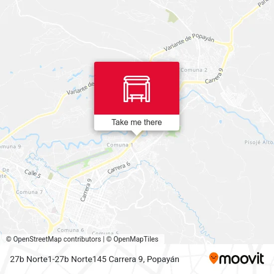 Mapa de 27b Norte1-27b Norte145 Carrera 9