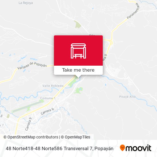 48 Norte418-48 Norte586 Transversal 7 map
