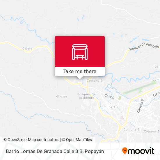 Barrio Lomas De Granada Calle 3 B map