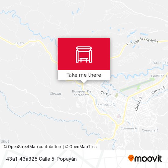 43a1-43a325 Calle 5 map