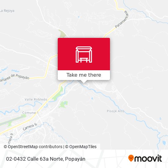 Mapa de 02-0432 Calle 63a Norte