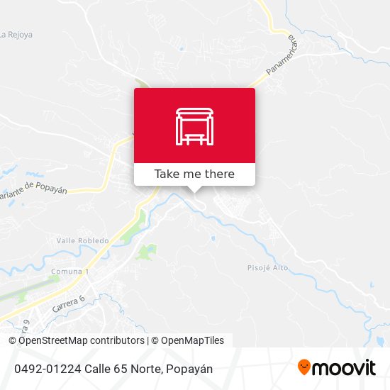 Mapa de 0492-01224 Calle 65 Norte