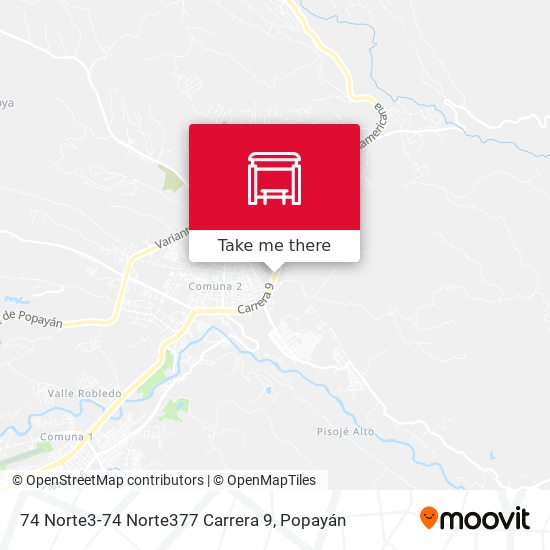 74 Norte3-74 Norte377 Carrera 9 map