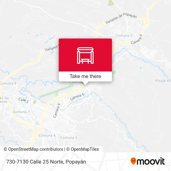 Mapa de 730-7130 Calle 25 Norte
