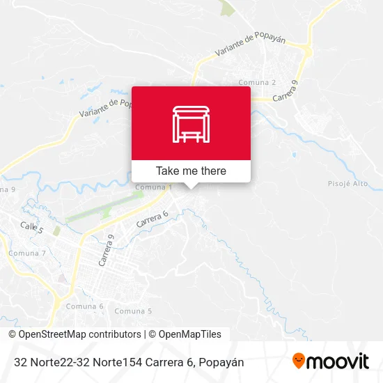 Mapa de 32 Norte22-32 Norte154 Carrera 6
