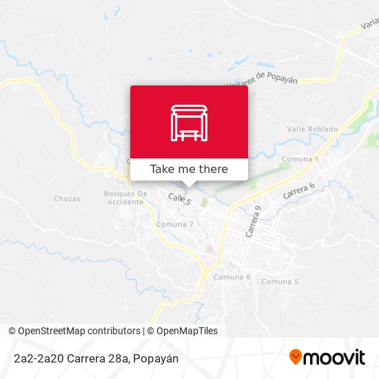 2a2-2a20 Carrera 28a map