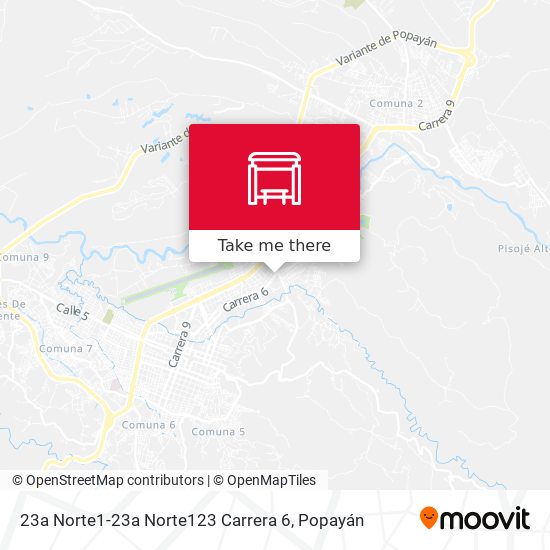 23a Norte1-23a Norte123 Carrera 6 map
