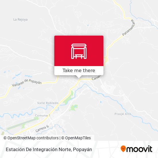 Estación De Integración Norte map