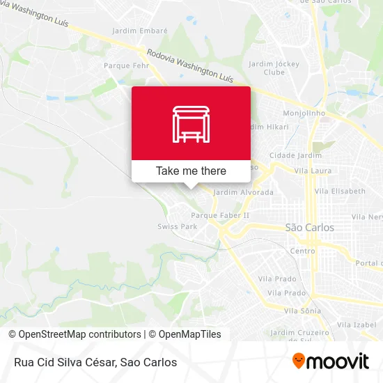 Rua Cid Silva César map