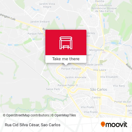 Rua Cid Silva César map