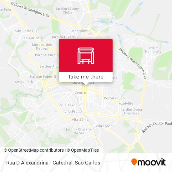 Rua D Alexandrina - Catedral map