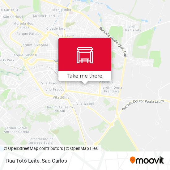 Mapa Rua Totó Leite