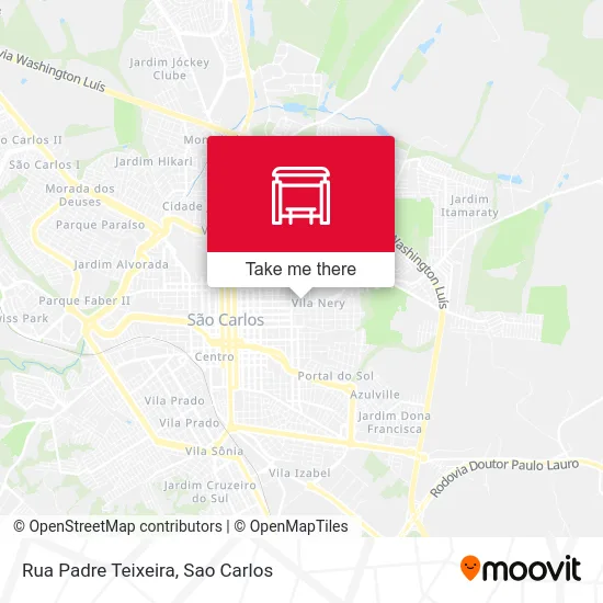 Rua Padre Teixeira map