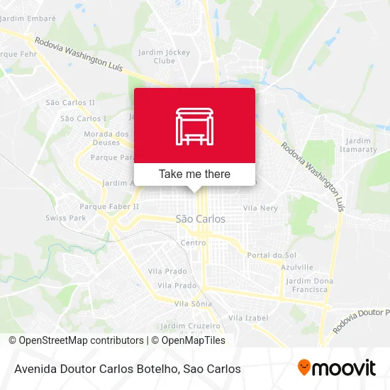 Avenida Doutor Carlos Botelho map
