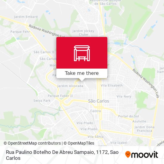 Rua Paulino Botelho De Abreu Sampaio, 1172 map