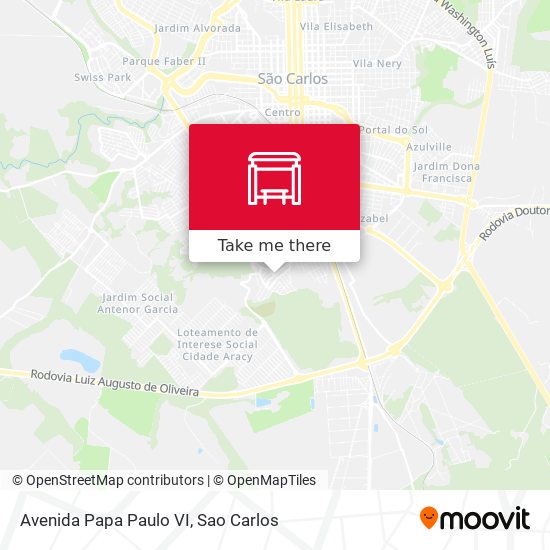 Mapa Avenida Papa Paulo VI