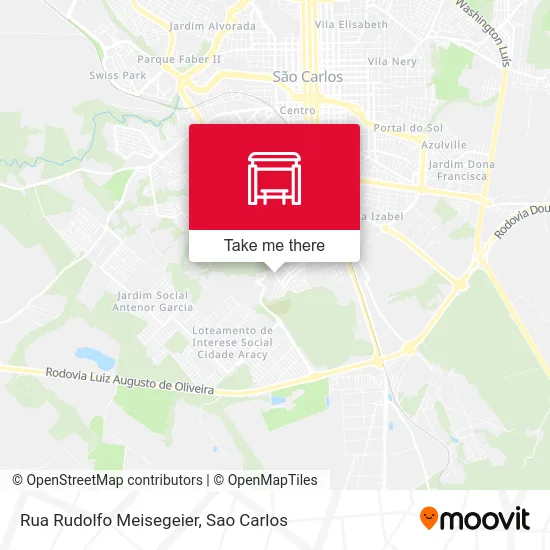 Rua Rudolfo Meisegeier map