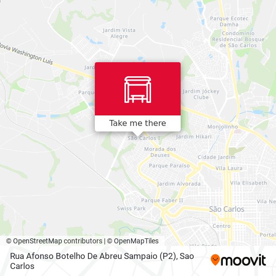 Rua Afonso Botelho De Abreu Sampaio (P2) map