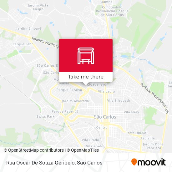 Rua Oscár De Souza Geribelo map