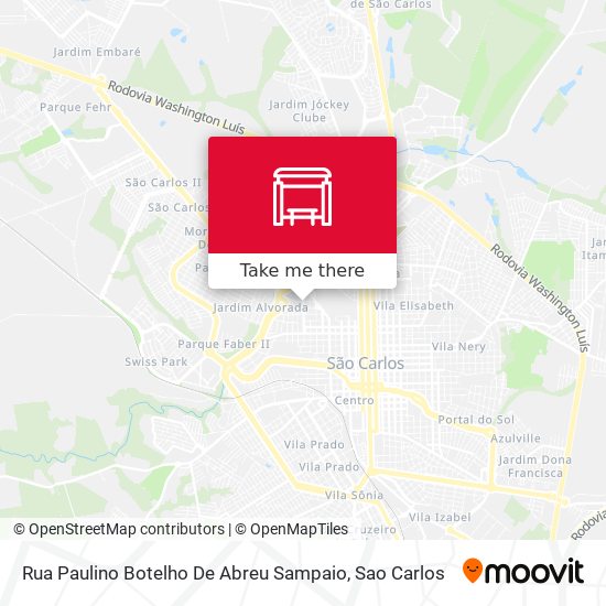 Rua Paulino Botelho De Abreu Sampaio map