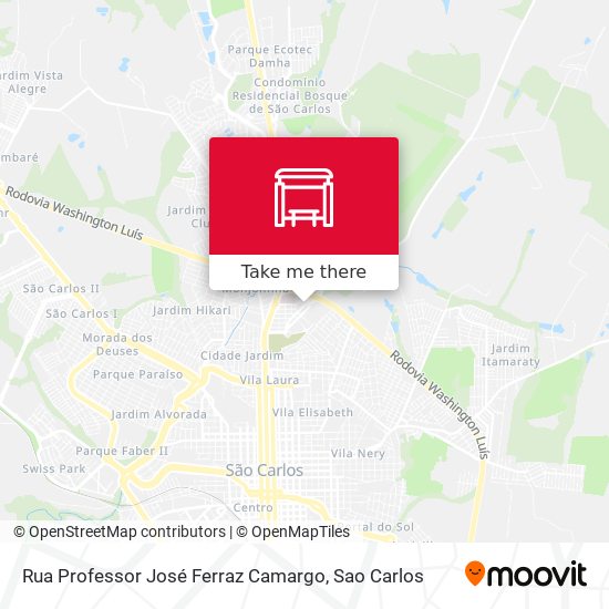 Rua Professor José Ferraz Camargo map